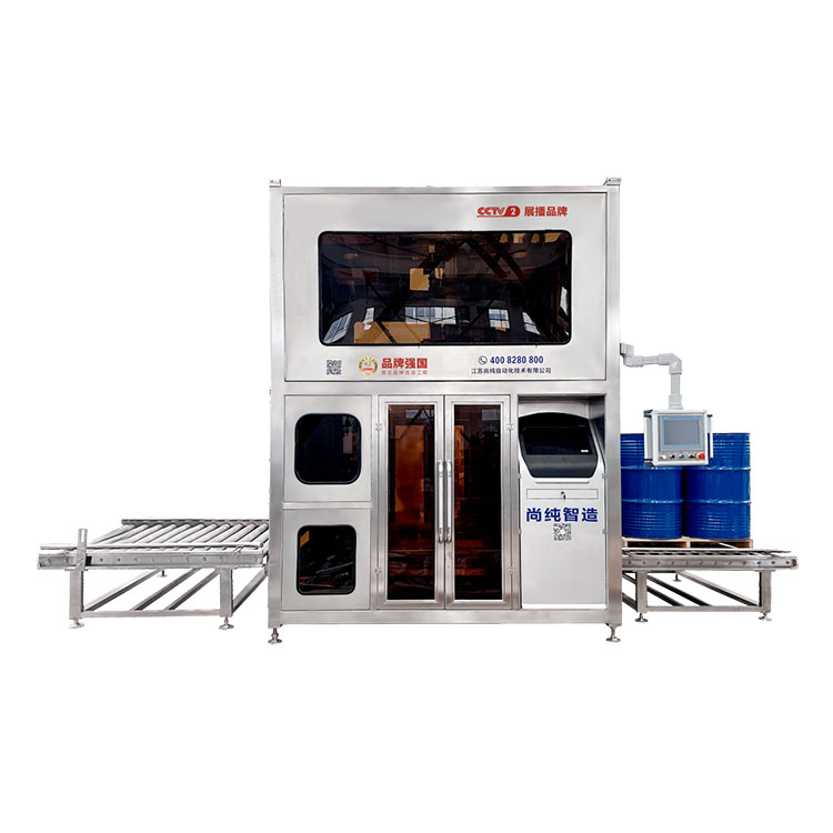 What kind of maintenance is required for a chemical barrel filling machine?